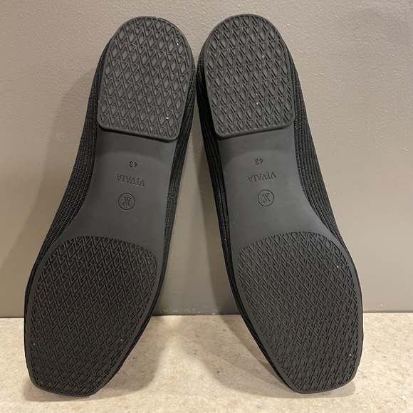 VIVAIA Margot Square Toe V Cut Flats (Margot 2.0) Knit Comfort Ballet US11/EU43 - Picture 11 of 12